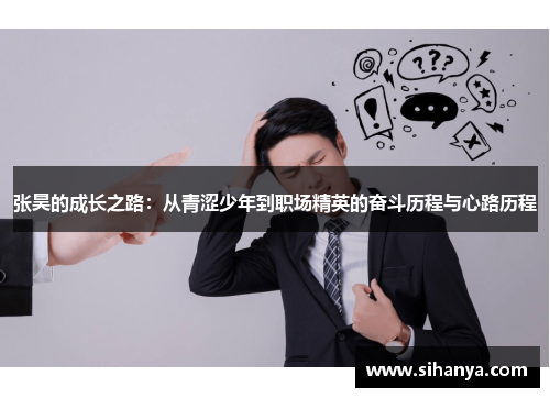 张昊的成长之路：从青涩少年到职场精英的奋斗历程与心路历程
